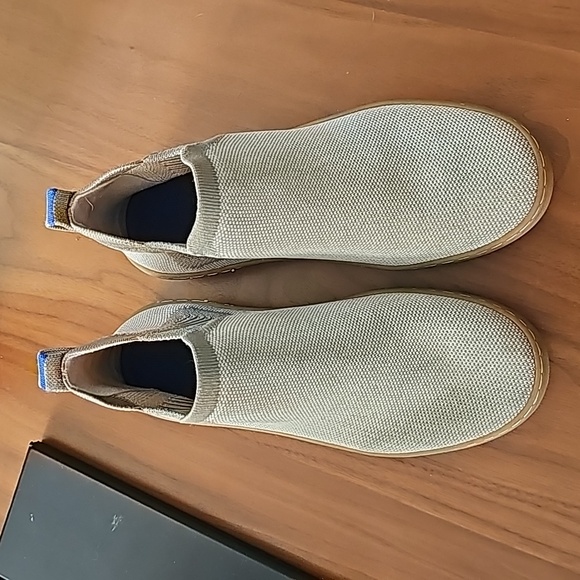 Rothy's Women's The Chelsea Green Blue Knit Pull On Ankle Shoes Size 6 - Picture 7 of 7